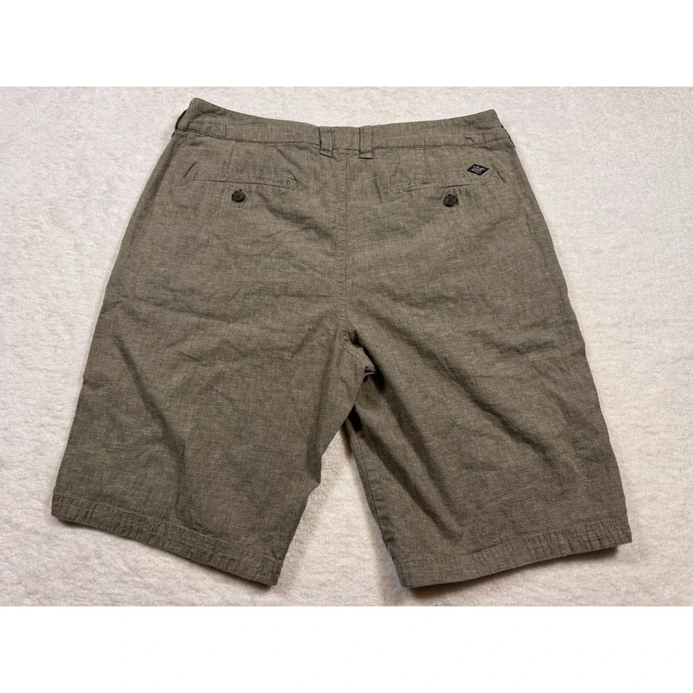 Flag & Anthem Dry Goods Supply Men's‎ Khaki Linen Blend Shorts Size 35